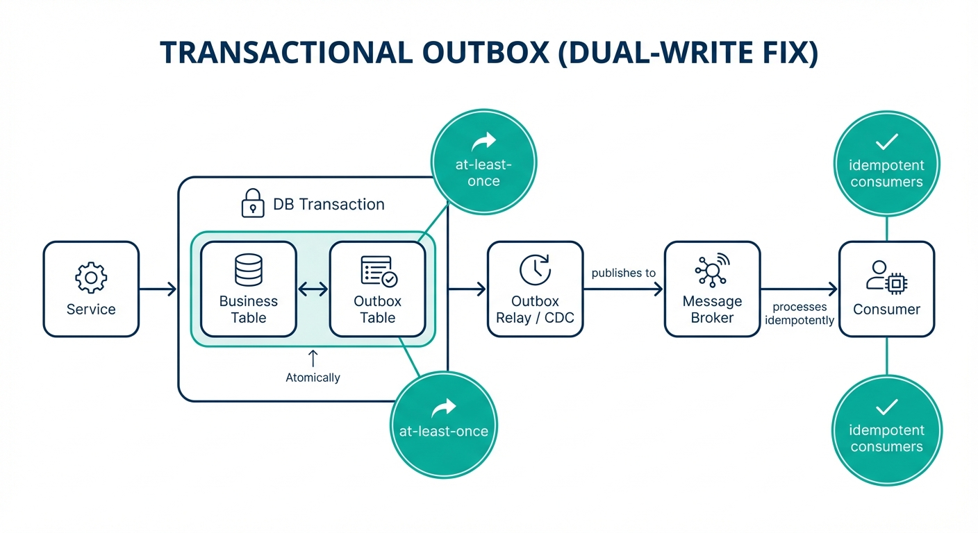 Transactional outbox diagram